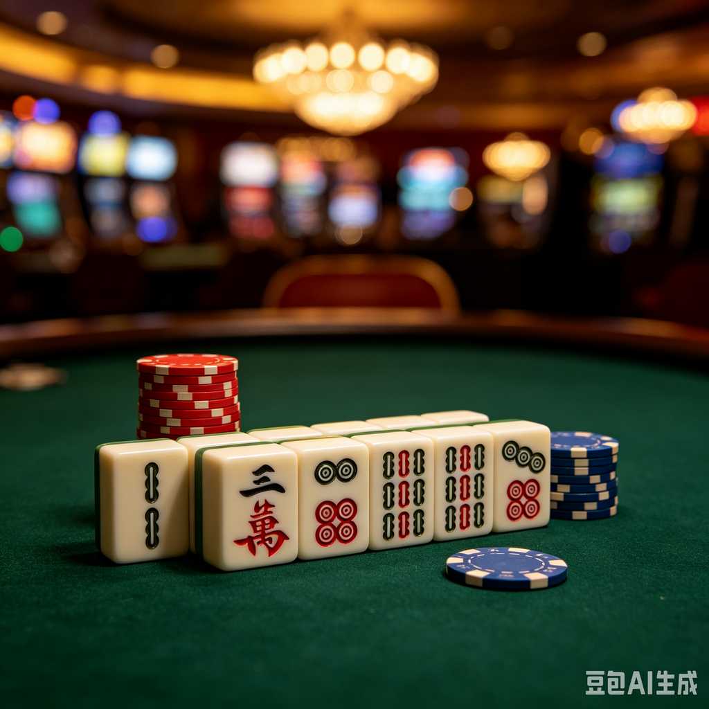 minimal text mahjong set