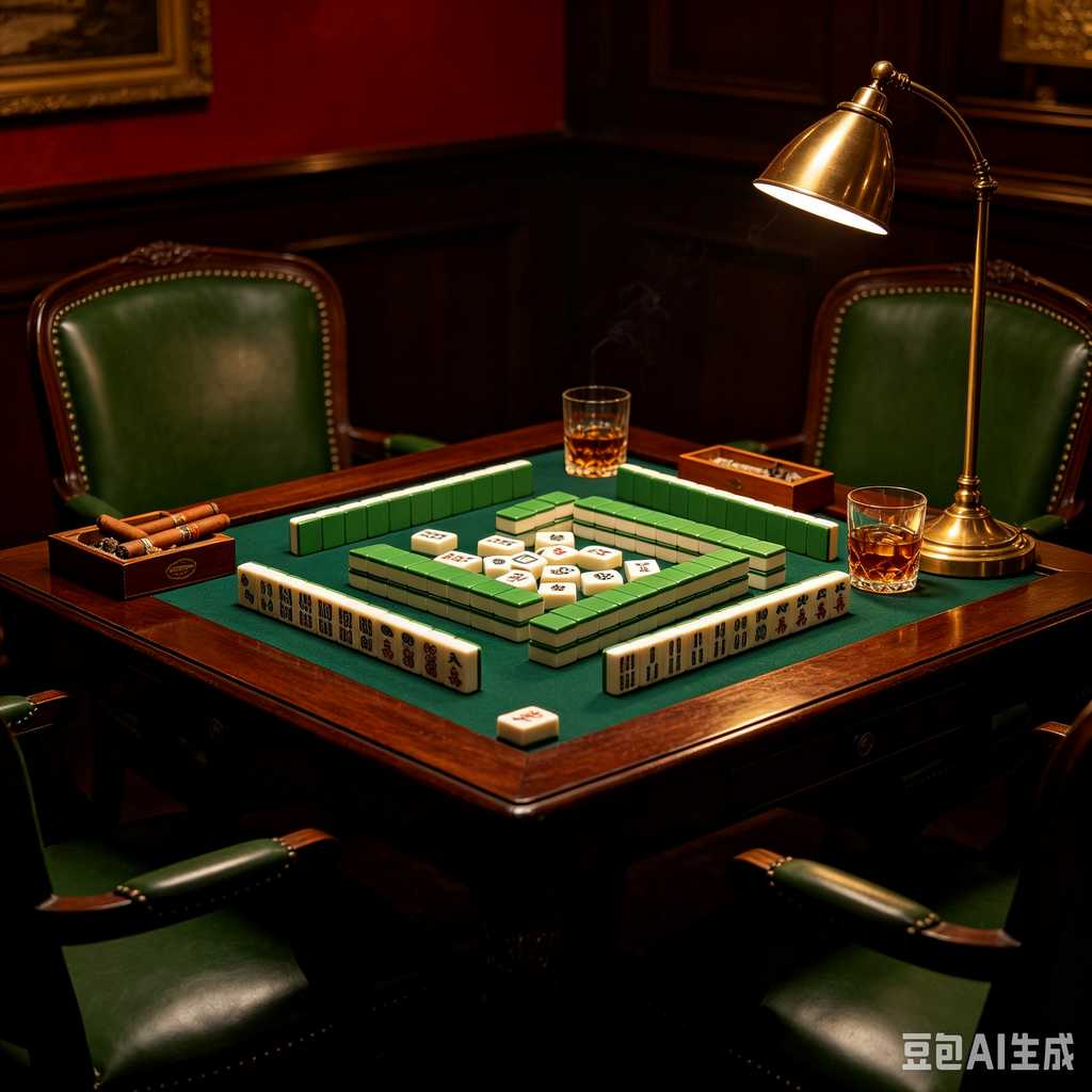 mahjong set for home entertainment