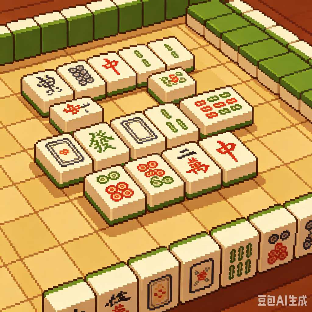 tiny portable mahjong tiles for trip