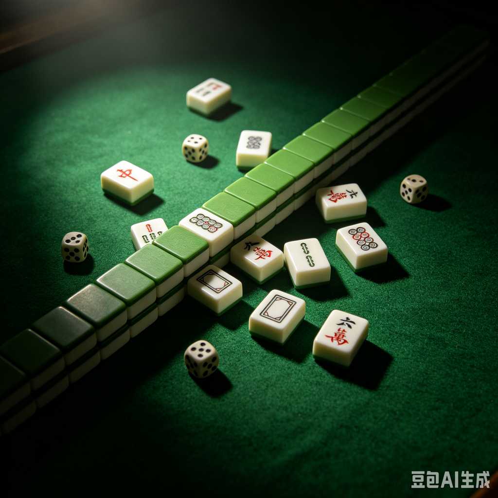 minimal text mahjong set